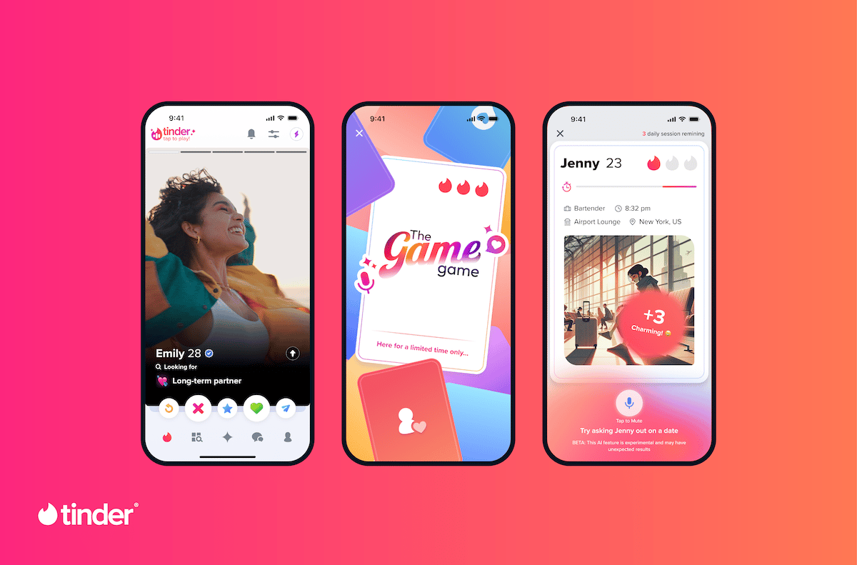 Статья описывает запуск интерактивной AI-игры от Tinder, где пользователи могут оттачивать навыки флирта с чат-ботом на основе GPT-4o, получая обратную связь в виде эмодзи-пламен. Игра длится три минуты и доступна для пользователей из США.